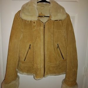 Leather ladies jacket